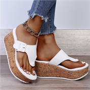 Summer Sandals with Feet Support White Shoes
