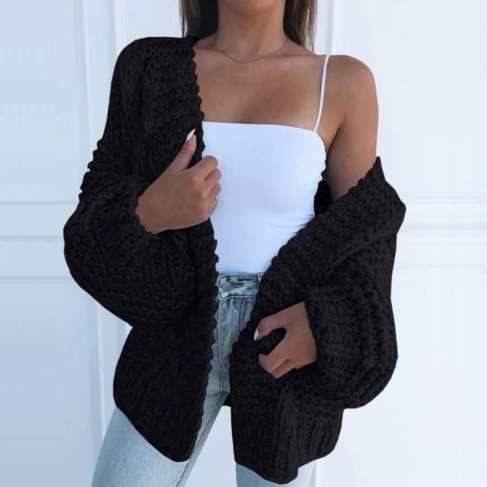 Women's Amelia Layering Cardigan Black Cardigans