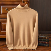 Merino Turtleneck Sweater Khaki