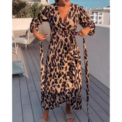 Quinn | Luxe Leopard Dress - OKOHOKO™ FASHION
