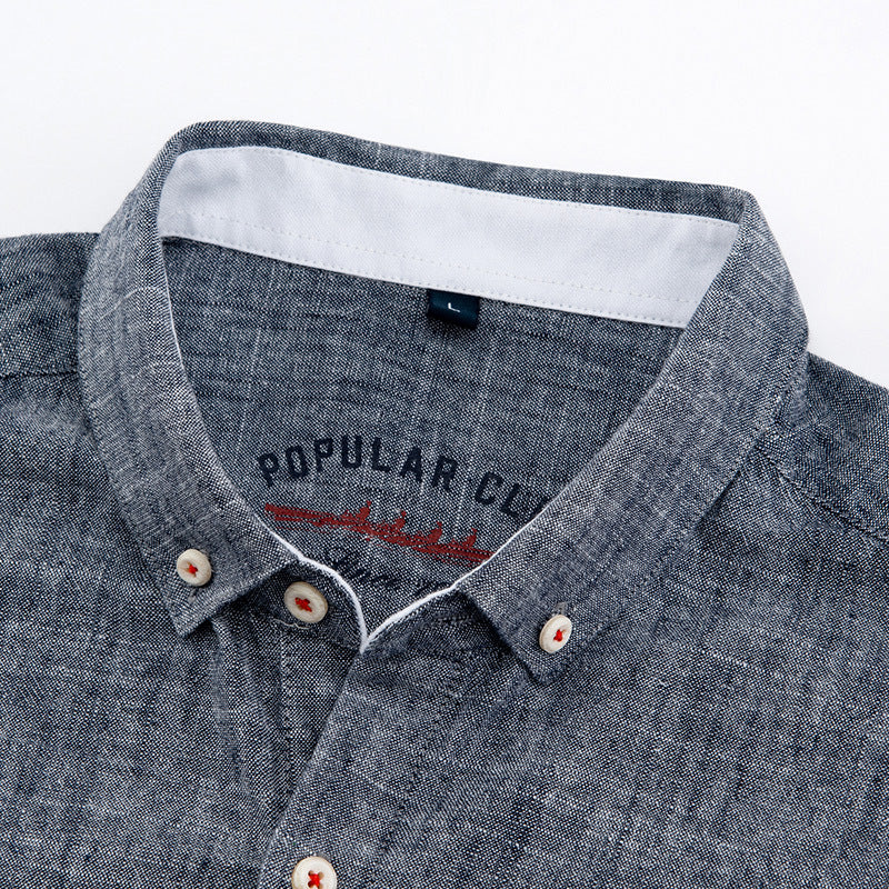 Timeless Button-Up Shirt for All-Day Comfort Men Shirts