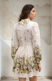 Nicole™ | Lantern Sleeve Floral Dress Dresses
