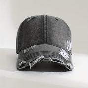 Never Give Up Distressed Cap Hats