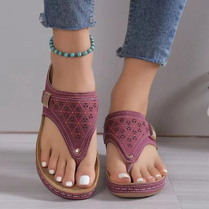 Ella™ - Comfortable Orthopedic Sandals Red