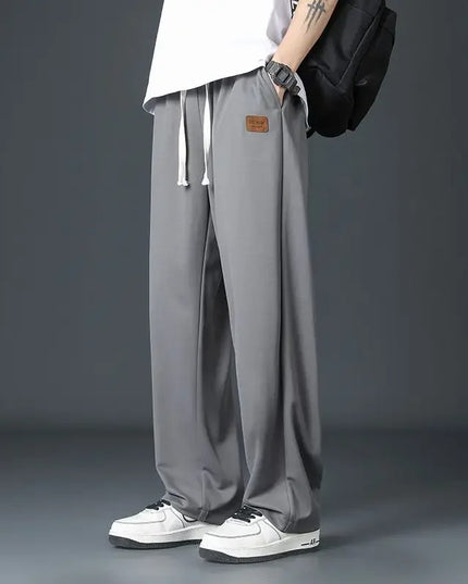 Men's Comfort Pants for All-Day Freedom and Style Gray Men Trousers