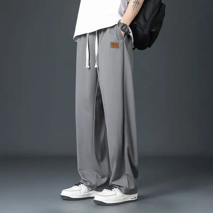 Men's Comfort Pants for All-Day Freedom and Style Gray Men Trousers
