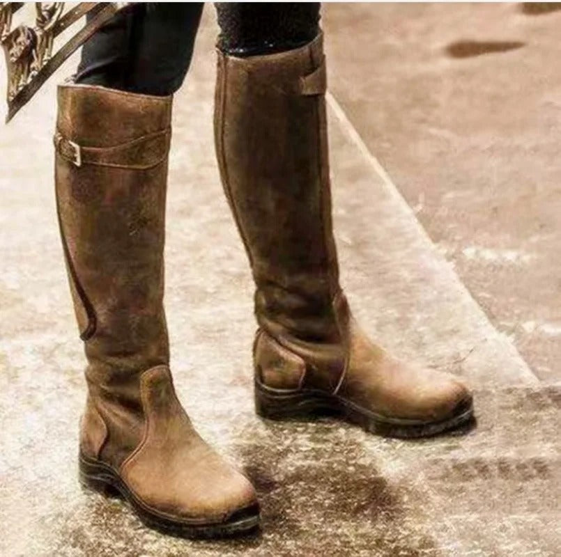 Riva Lefèvre Elegant Waterproof Ankle Boots Brown Boots