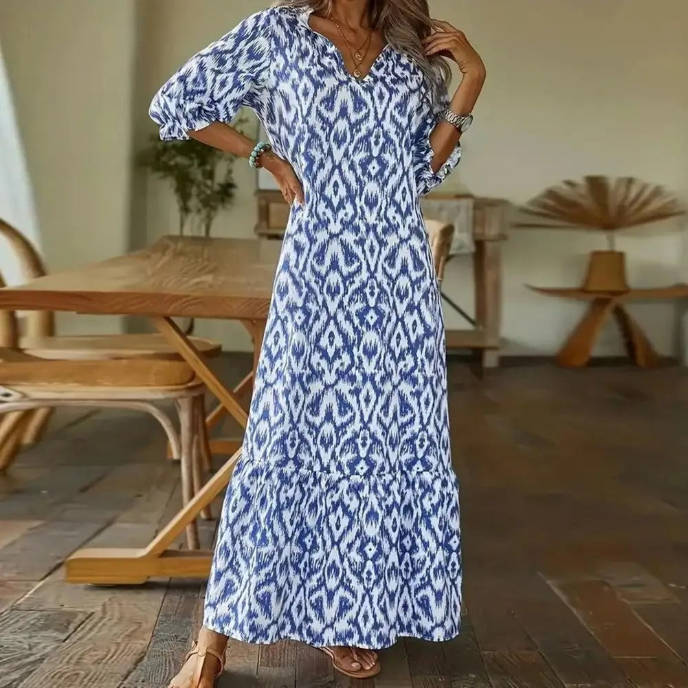 Zaynab Women's V-Neck Summer Dress Dresses