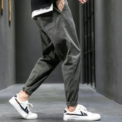 Men’s Slim Fit Stretch Trousers Men Pants