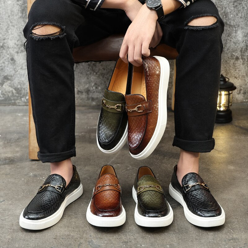 Men's Premium Leather Loafers Men's Loafers