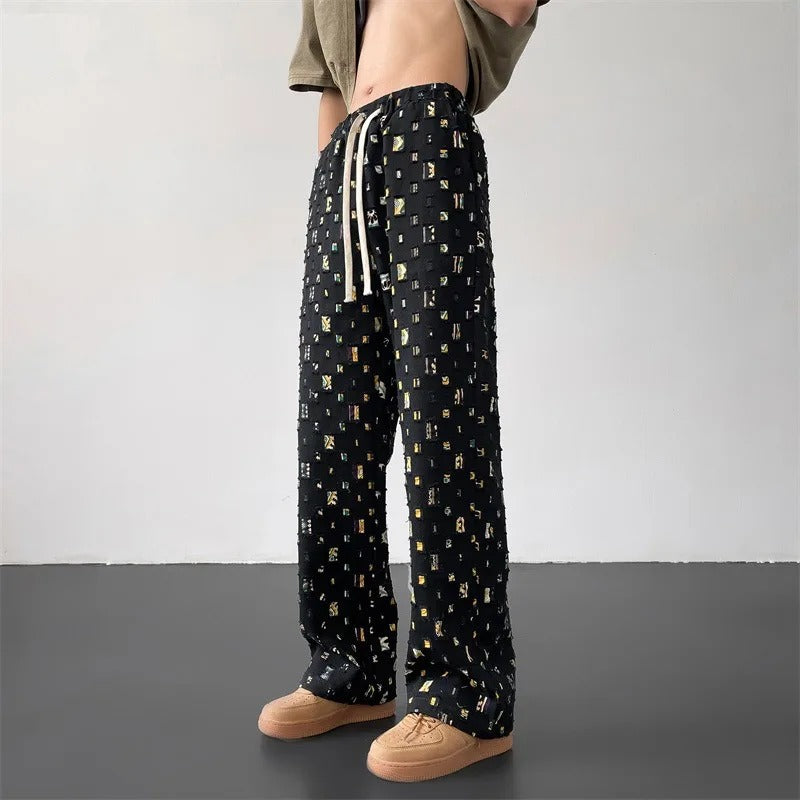 Mosaic - Straight Fit Pants Pants