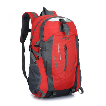 Waterproof Outdoor Travel Backpack Red Fire