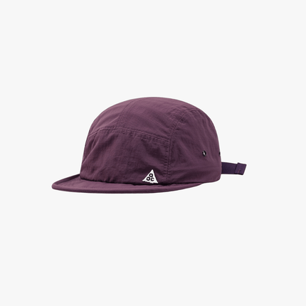 Unisex 5-Panel Nylon Outdoor Cap Purple Adjustable Caps