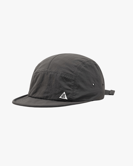 Unisex 5-Panel Nylon Outdoor Cap Gray Adjustable Caps