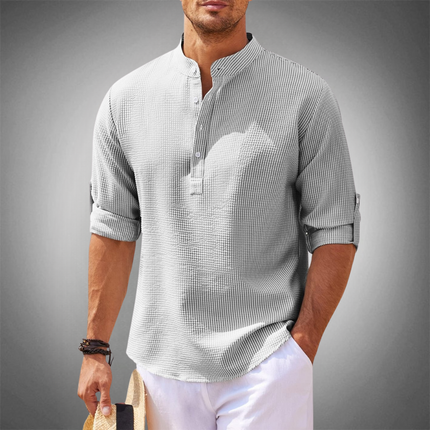 Fynn™ - The modern comfort shirt for men Light Grey