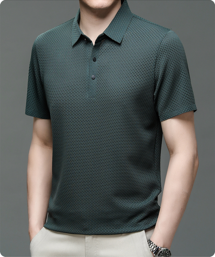 Gentle™ - Luxury Poloshirt Dark Green Polos Shirts