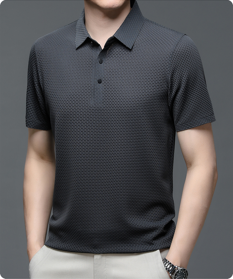 Gentle - Luxury Poloshirt Gray Polos Shirts