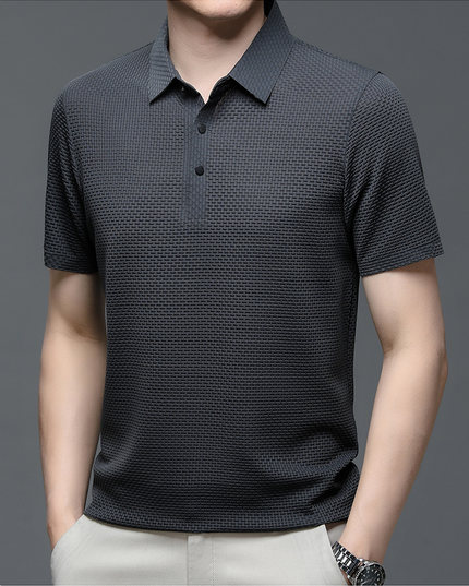 Gentle™ - Luxury Poloshirt Gray Polos Shirts