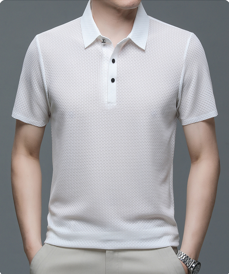 Gentle - Luxury Poloshirt White Polos Shirts