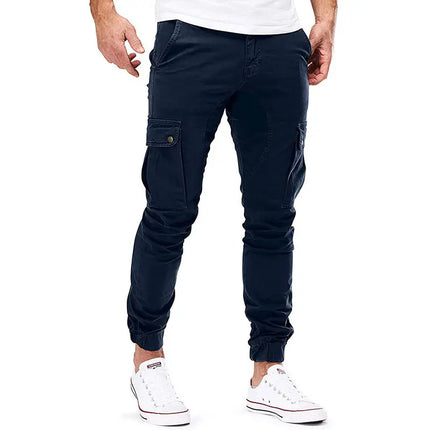 Oliver | Comfortable Cargo Pants Marine Blue