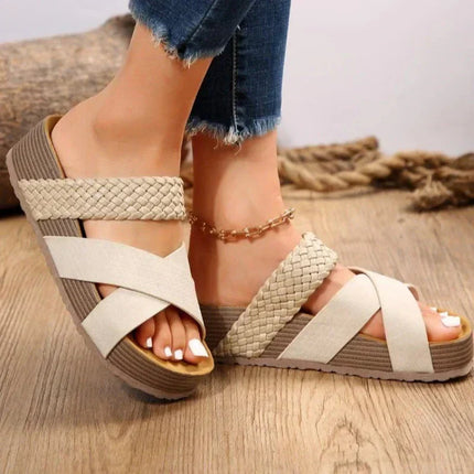 Sienna - Orthopedic Sandals White