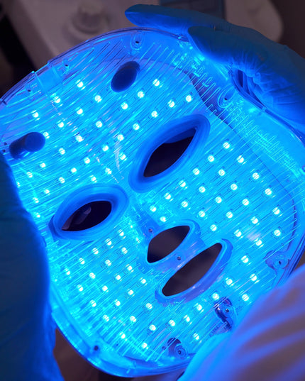 Vrimlo 7 Color LED Therapy Mask for Effortlessly Smoother Skin Beauty