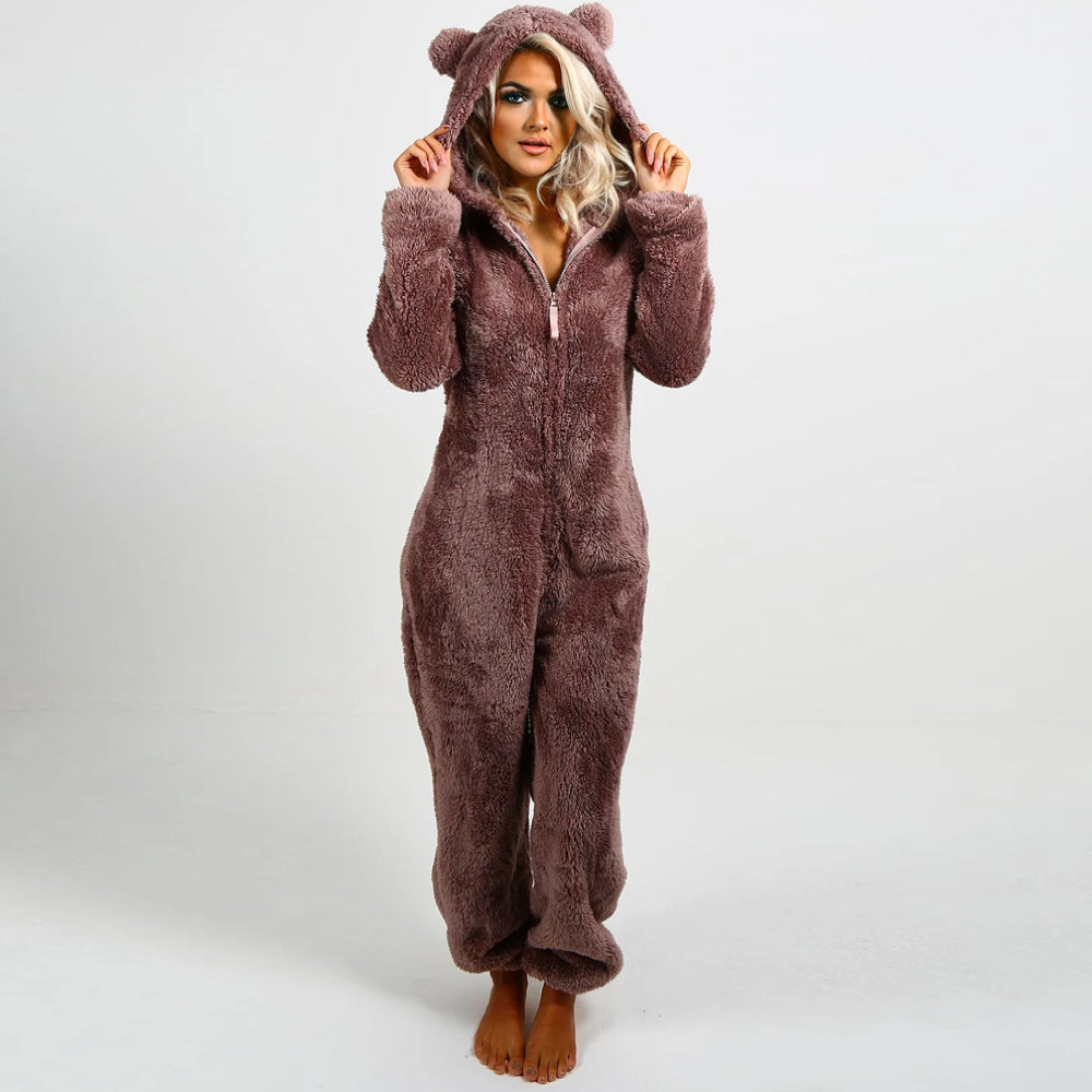 Lola | Fleece Onesie Brown Superzachte Fleece Onesie - €18