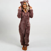 Lola | Fleece Onesie Brown Superzachte Fleece Onesie - €18