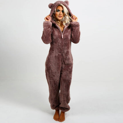 Lola | Fleece Onesie Brown Superzachte Fleece Onesie - €18