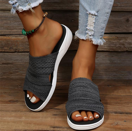 Women's Orthopedic Sandals – Stylish Support Black Orthopedic Sandals