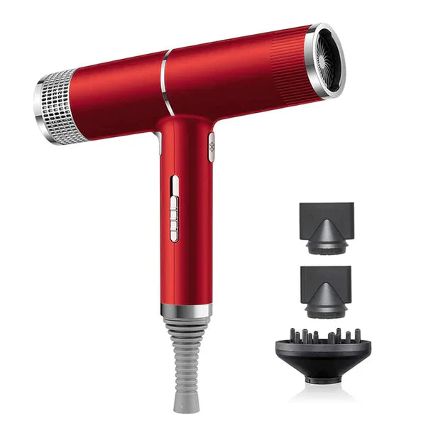 Professional Ionic Blow Hair Dryer Red Beauty