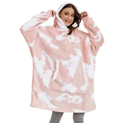 Oversized Wearable Blanket Hoodie Faded Pink One size Hoodie