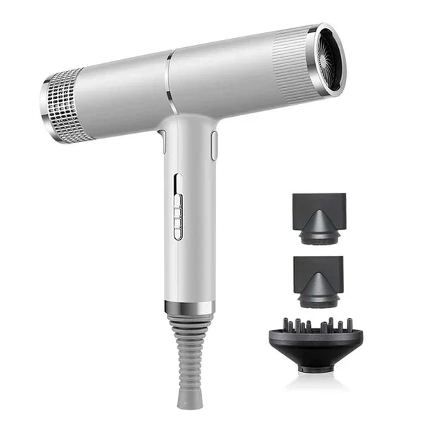 Professional Ionic Blow Hair Dryer Gray Beauty