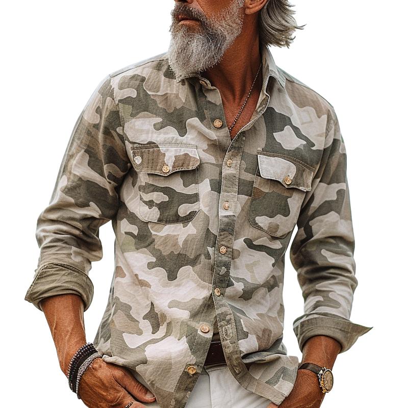 Michel | Military Design Shirt Shirt