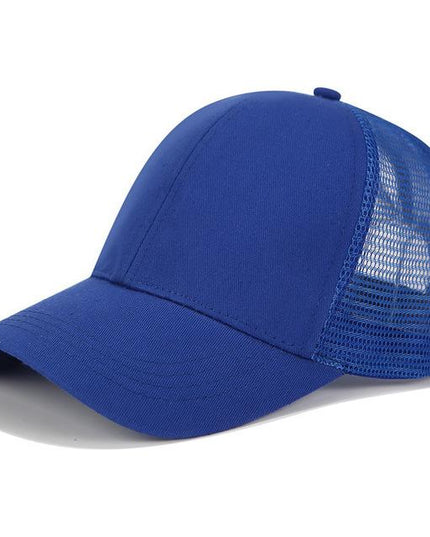 High Ponytail Baseball Cap for Women Dark blue Caps