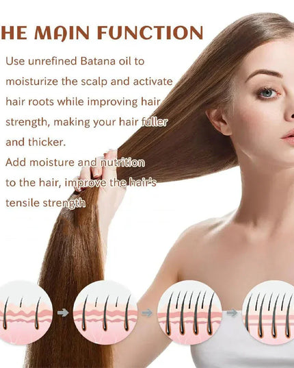 Pure Batana Oil Boost Growth and Reduces Hair Loss Beauty