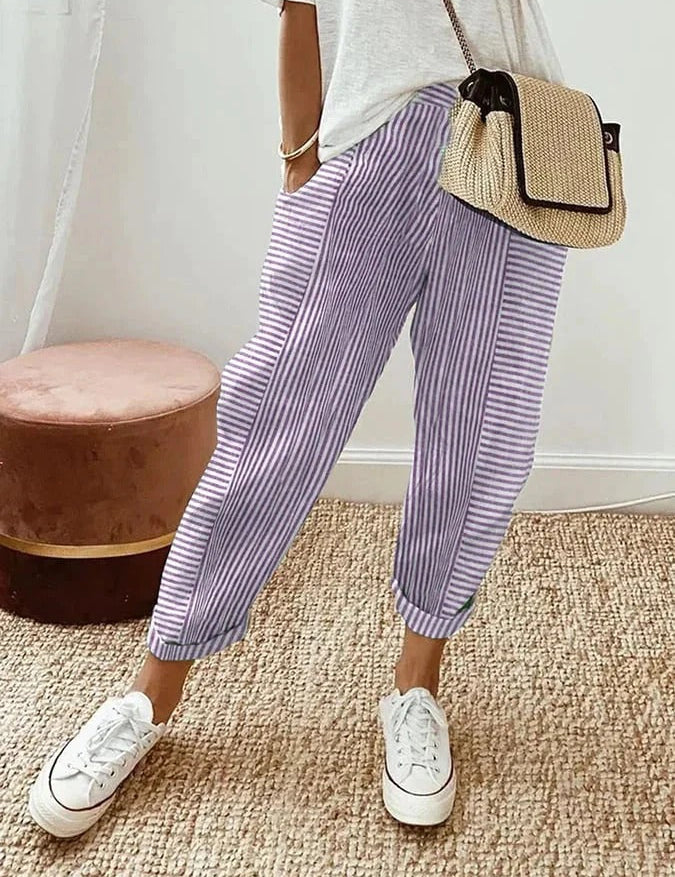 Lore | Striped Pants Violet