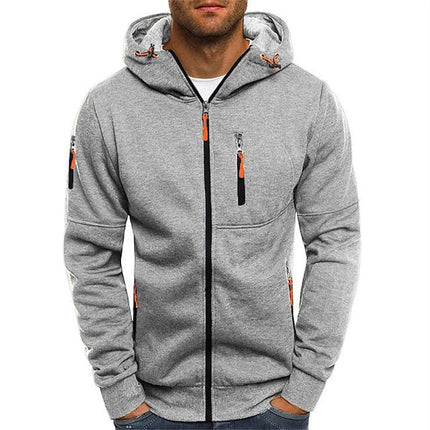 Jarrett | Men's Hooded Sweatshirt Gray Hoodie