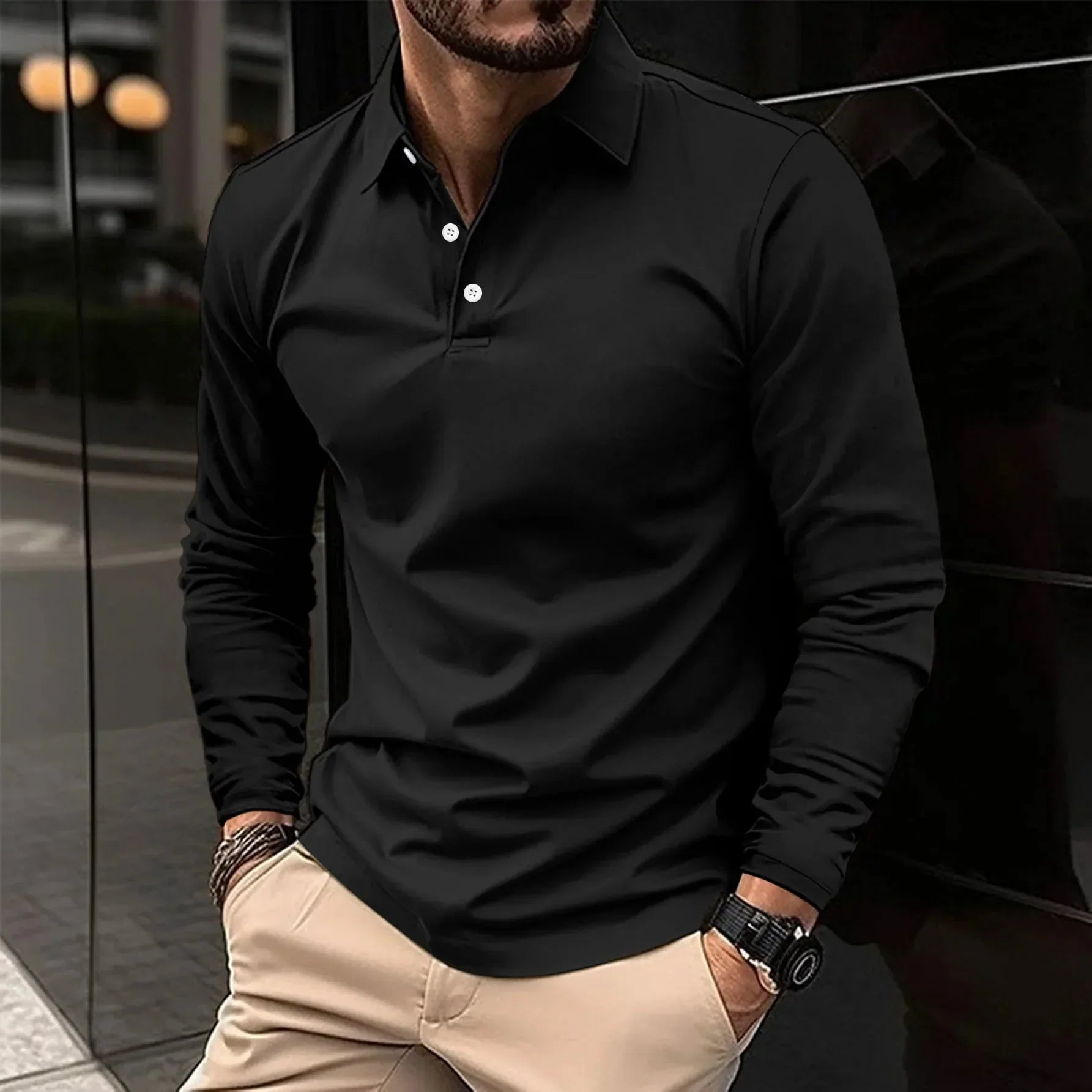 Men's Classic Cotton Polo Shirt Black (Almost sold out) Polo Shirts