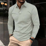 Men's Classic Cotton Polo Shirt Grey Polo Shirts