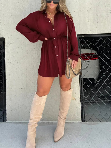 Cecilia | Island Breeze Dress Wine Red Dresses