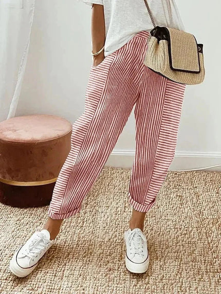 Lore | Striped Pants Red