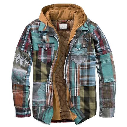 Men's Padded Hooded Jacket Colour02 Padded Hooded Jacket