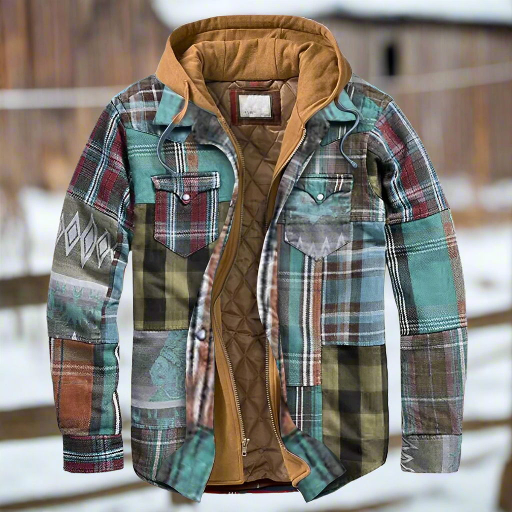 Men's Padded Hooded Jacket Padded Hooded Jacket