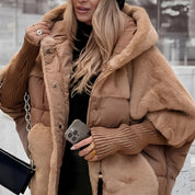 Winter Comfort Hooded Down Jacket Dark khaki Jackets