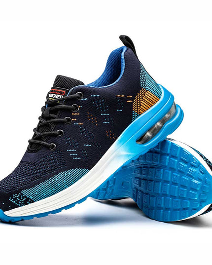 SafeSneakers Blue Air – Lightweight Steel Toe Safety Sneakers Blue Sneakers