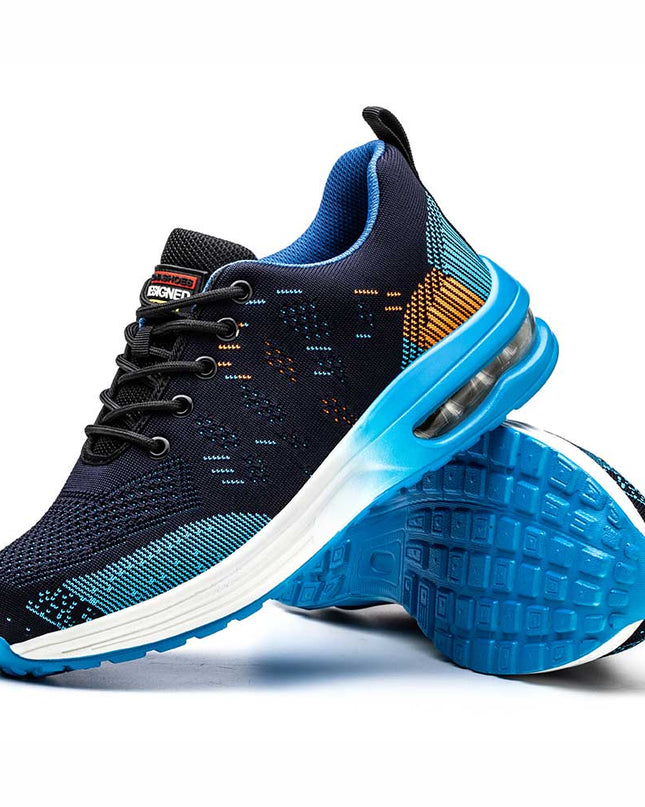 SafeSneakers Blue Air – Lightweight Steel Toe Safety Sneakers Blue Sneakers