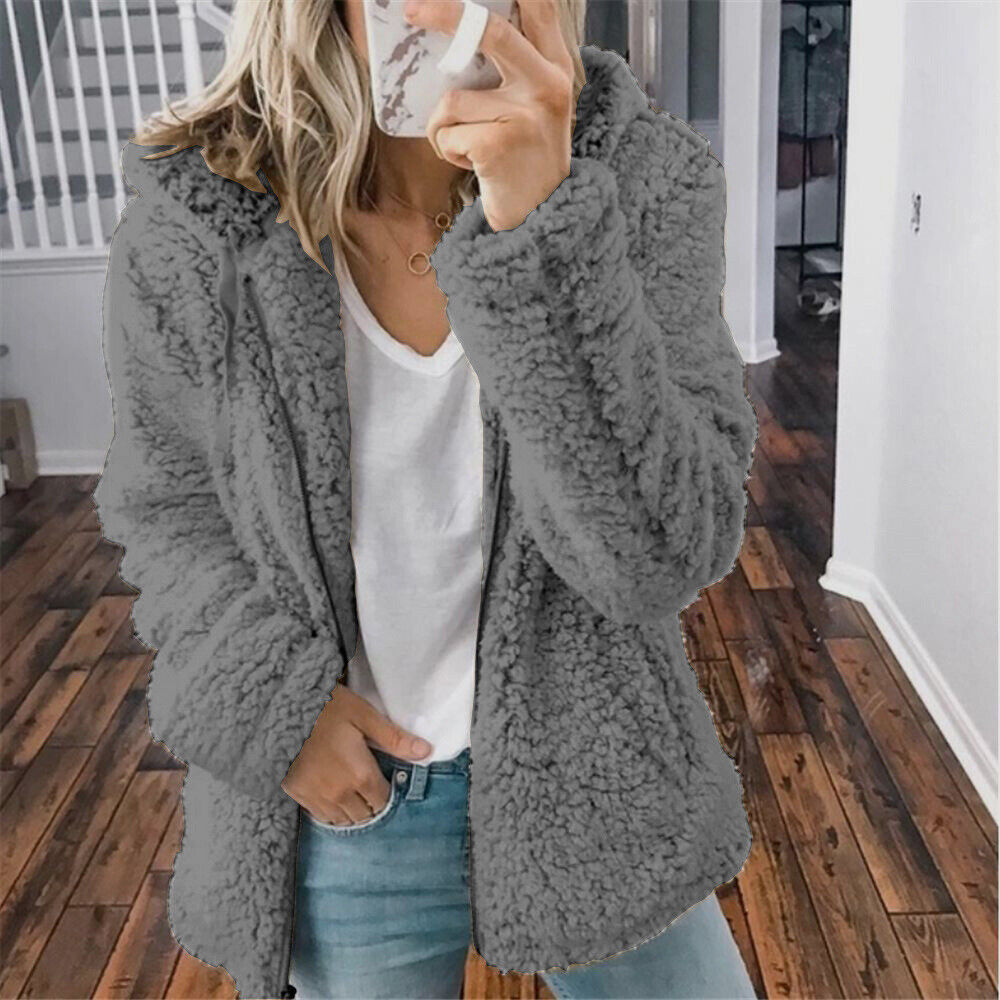 Emilia- Women's Winter Hoodie Dark gray Hoodie