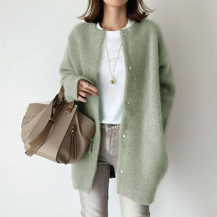 Cathy | Stylish Cardigan Green One Size Coats & Jackets