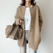 Cathy | Stylish Cardigan Khaki One Size Coats & Jackets